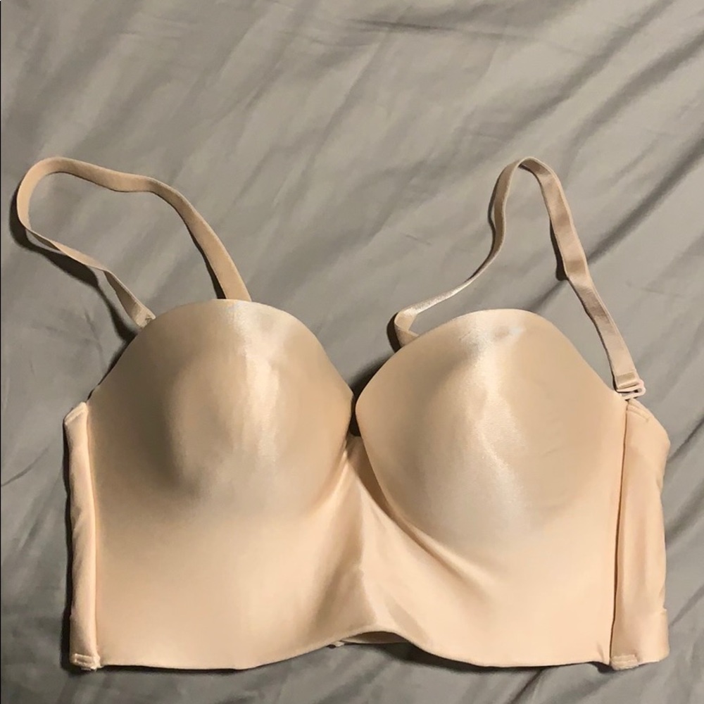 Felina Longline Nude Strapless Bra